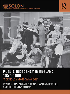 cover image of Public Indecency in England 1857-1960